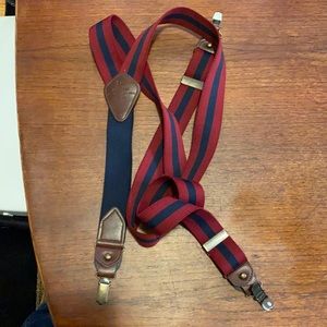 Tommy Hilfigure signature color suspenders